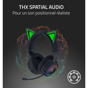 Casque gamer RAZER KRAKEN KITTY V3 PRO NOIR