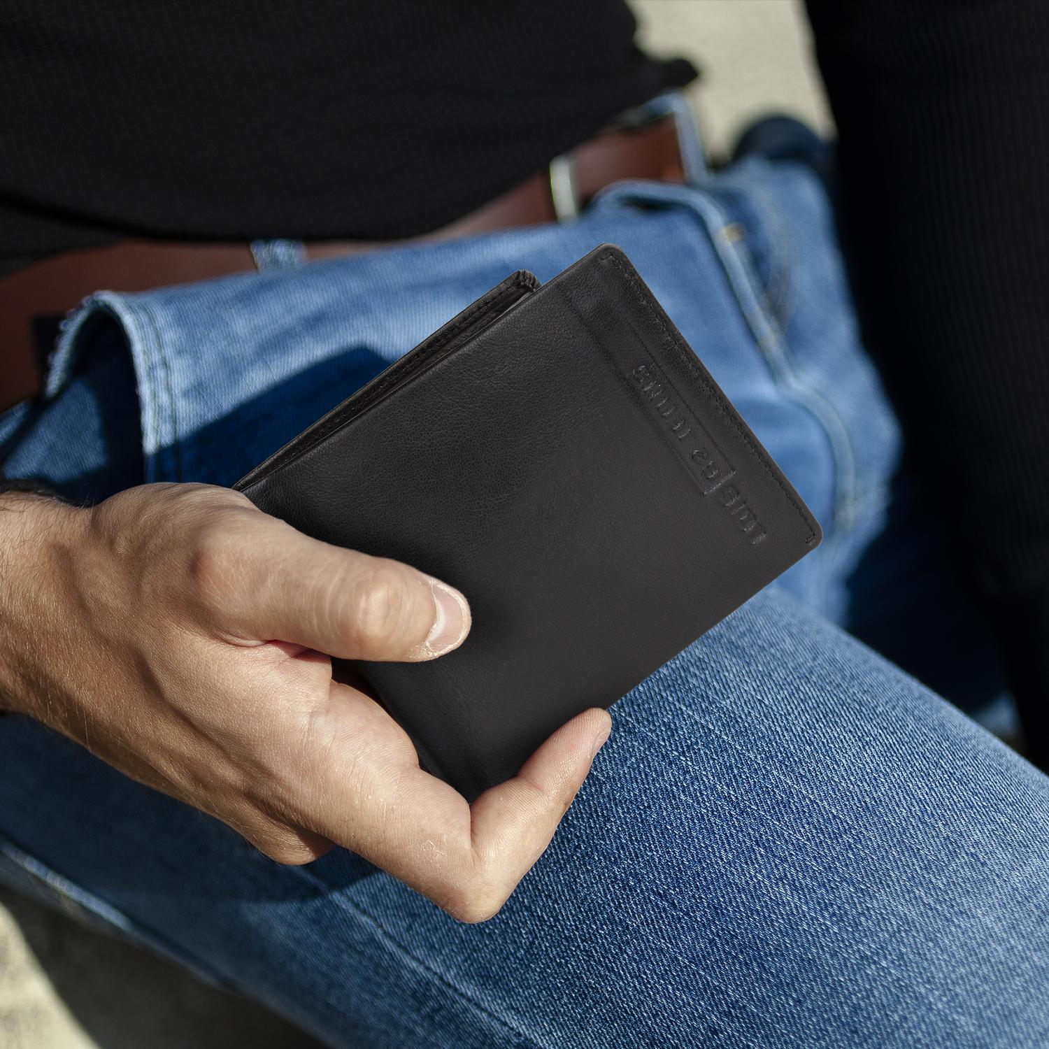 Cartera Hombre Piel Lois Eagle Negro