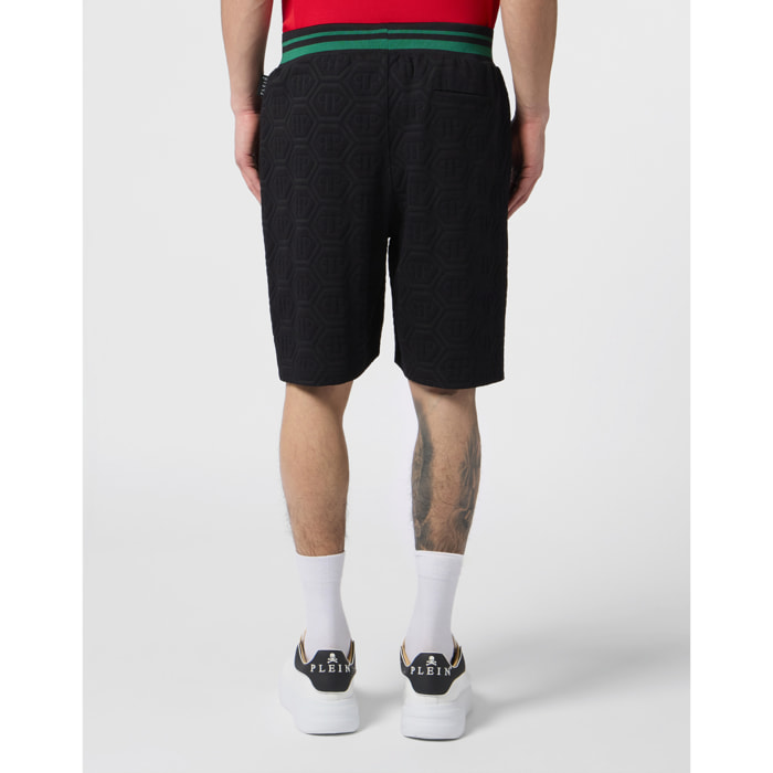PHILIPP PLEIN Tracksuit Shorts Jacquard Monogram