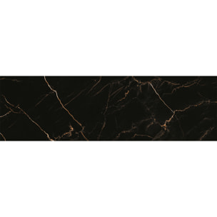 Sticker crédence adhésive - MARBRE NOIR CUIVRÉ - 60x200cm