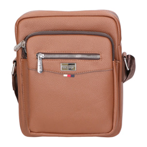 Borsa a tracolla uomo - Modello False - 100% pelle PU - 20.0 x 24.0 x 6.0 cm