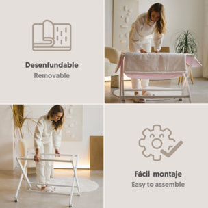 Minicuna con Textil Nature Azul