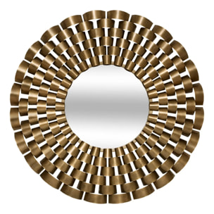 Miroir rond Youri D.90cm doré