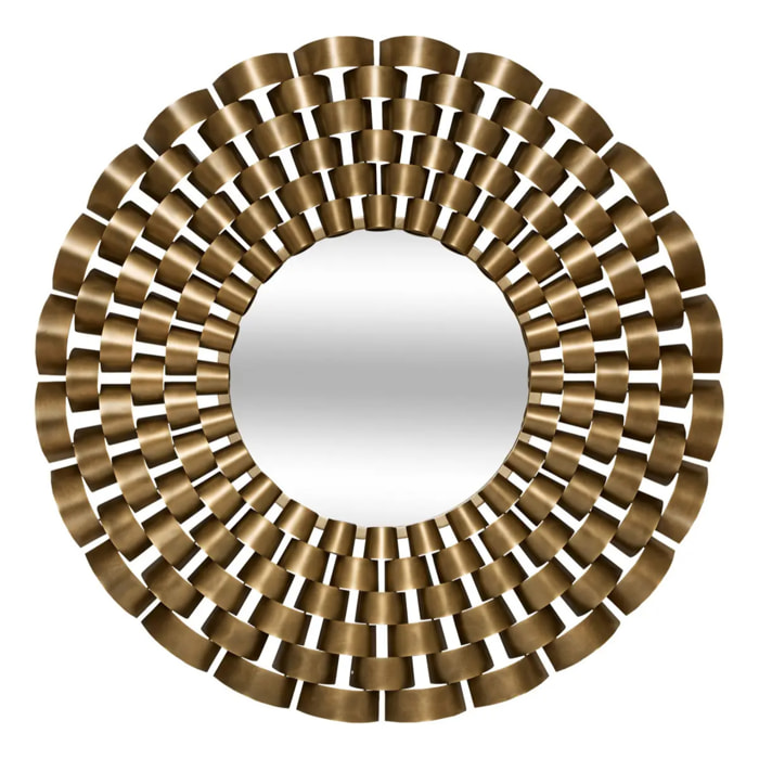 Miroir rond Youri D.90cm doré
