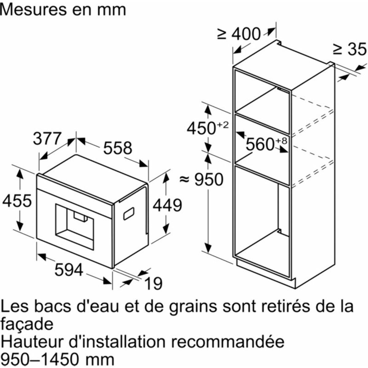 Expresso encastrable BOSCH CTL7181B0 Série 8