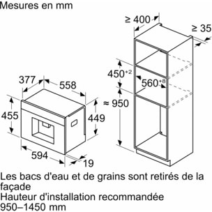 Expresso encastrable BOSCH CTL7181B0 Série 8