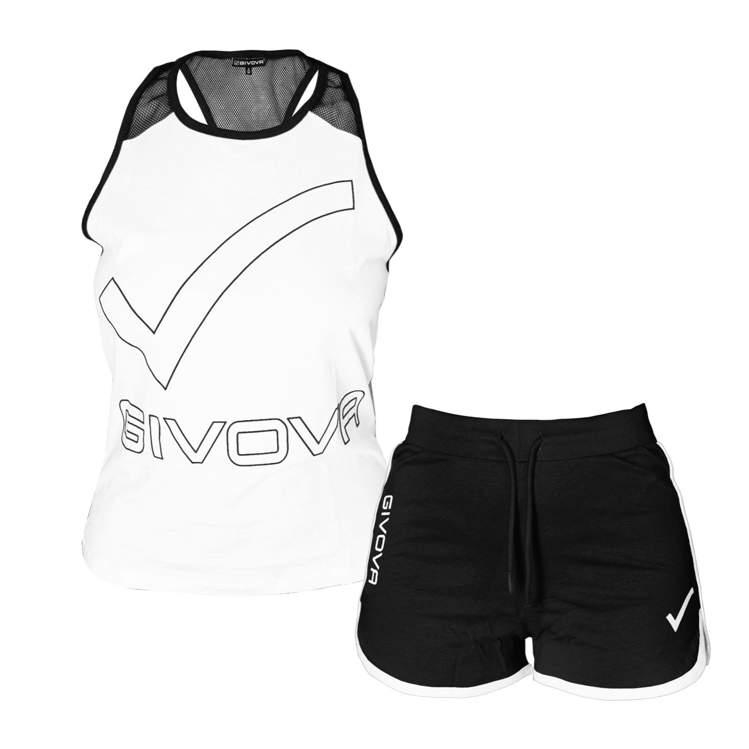 Completo Sportivo Donna GIVOVA Corto Cotone