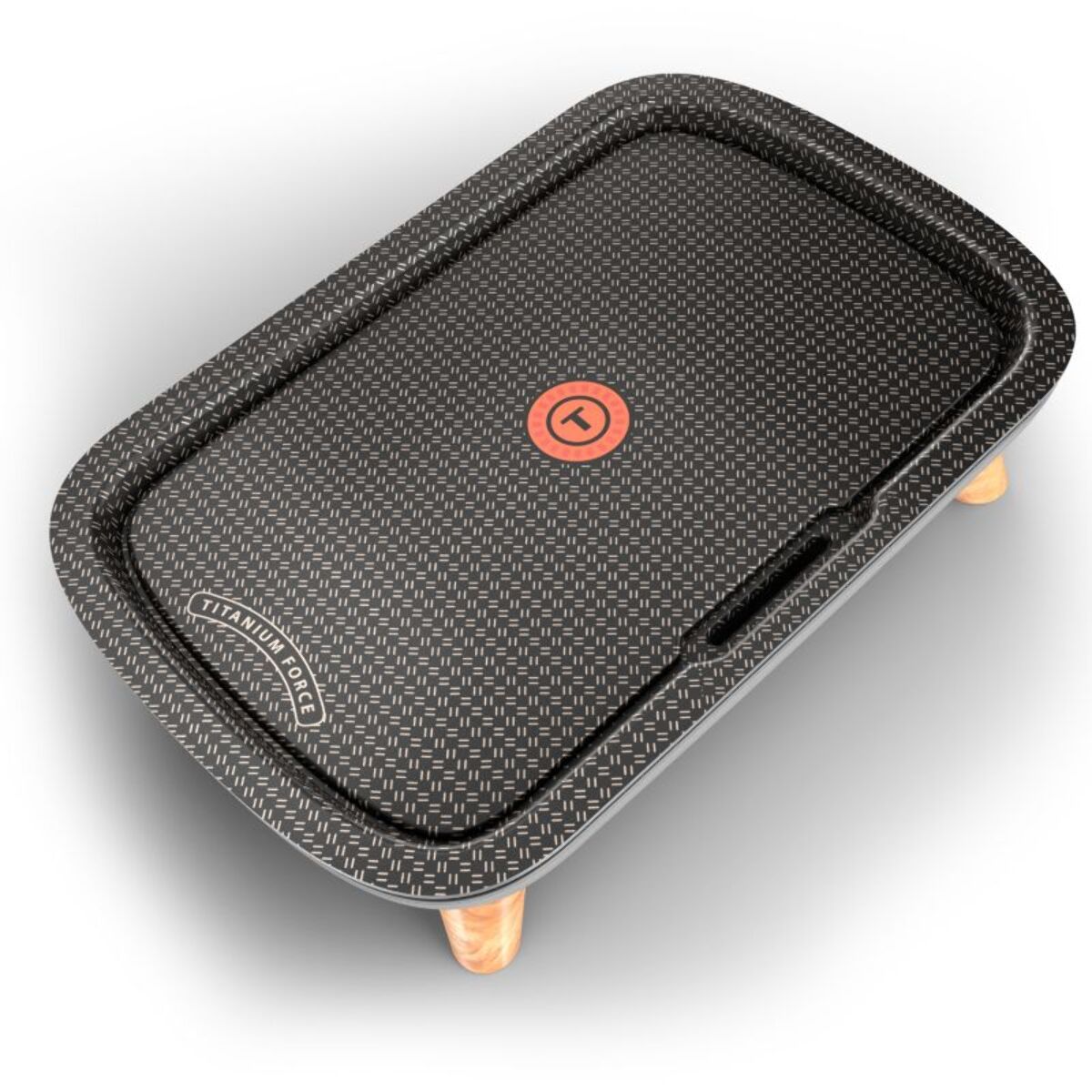 Plancha électrique TEFAL CB658P01 gris à poser, 46x30 cm