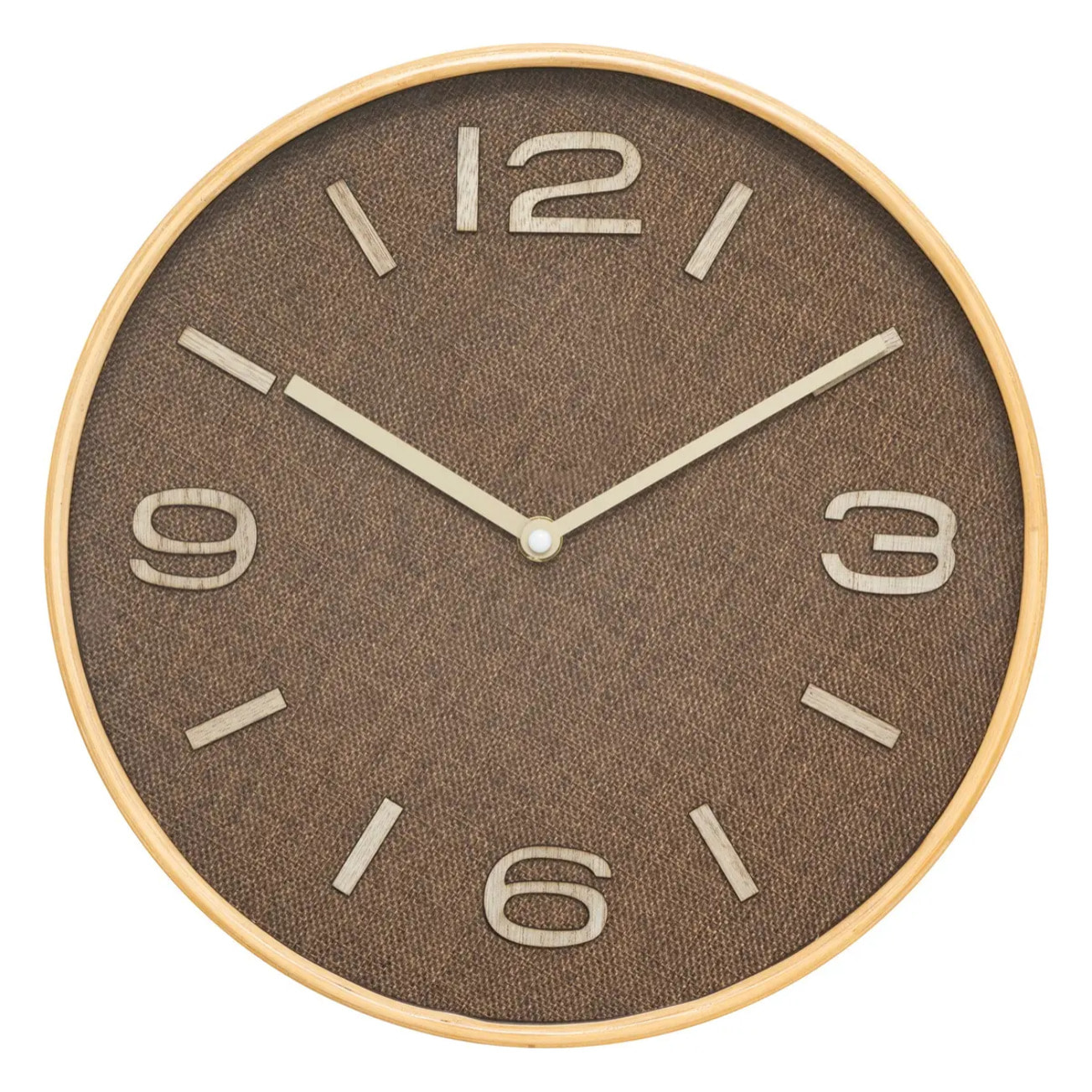 Horloge "Ellis" marron tonka D30cm