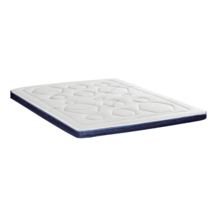 Surmatelas Dolce Vita Air Fresh, Mousse à Cellules Ouvertes & Mémoire de Forme, Aération Optimale