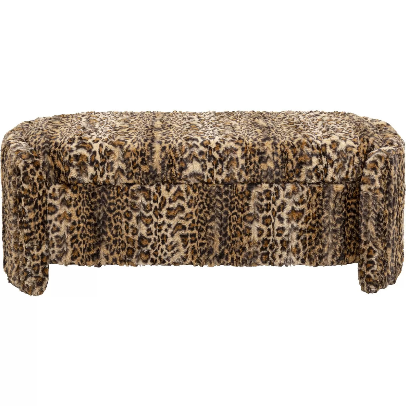 Banc-coffre 115cm léopard Kare Design