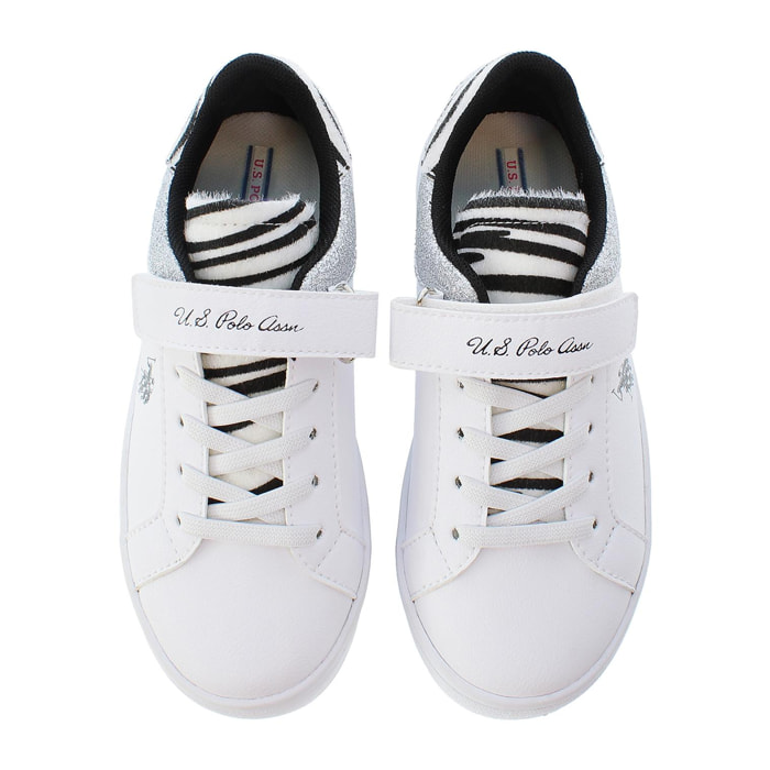 Sneakers U.S. Polo Assn. bianco-Argento