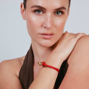 Pulsera Vasho acabado oro amarillo 18k