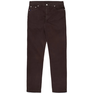 Pantaloni Robe di Kappa Uomo Marrone PENTY PEACHED GABARDINE