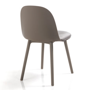 Oresteluchetta Set 4 Sedie TELLA DARK GREY