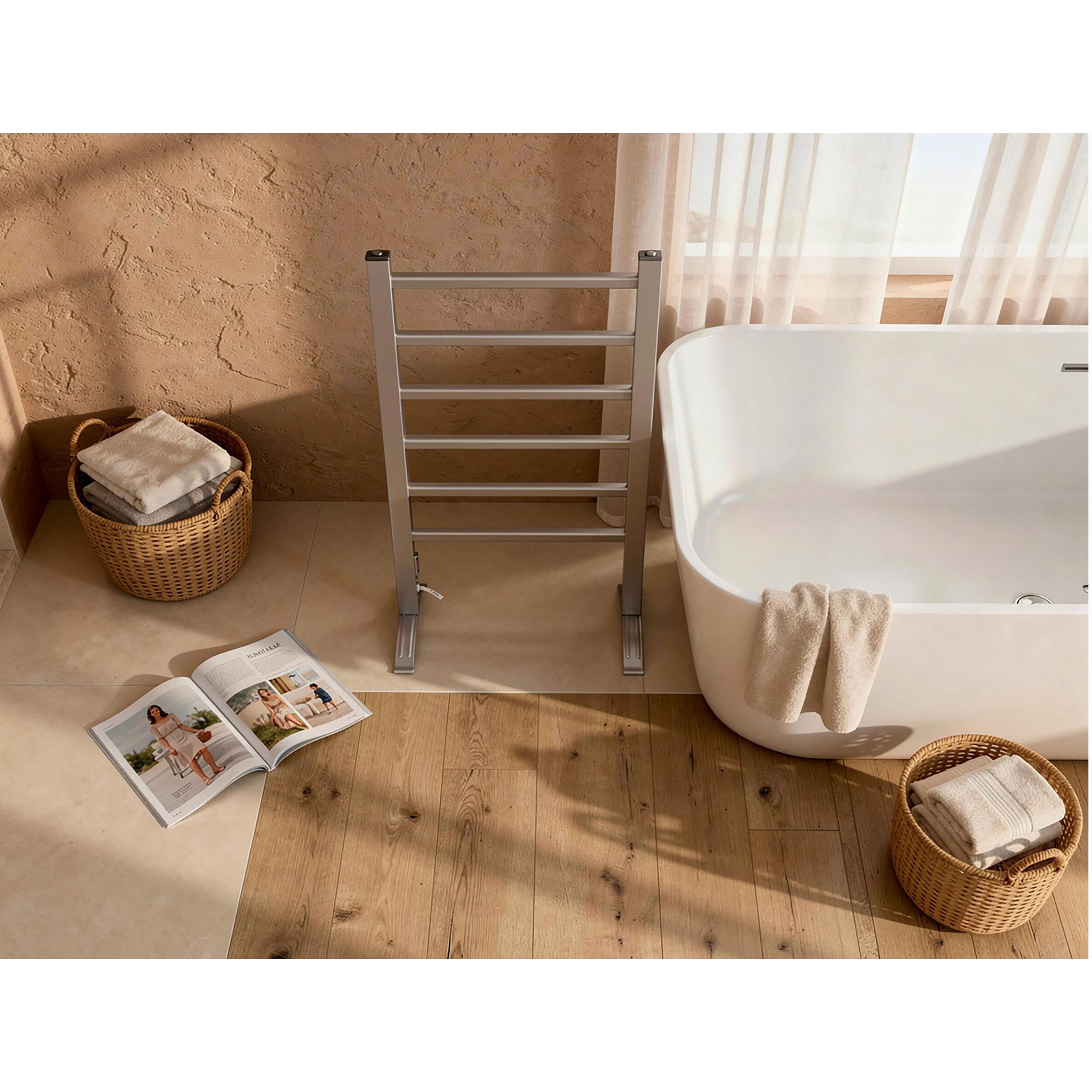 Sèche-serviettes électrique aluminium 100W