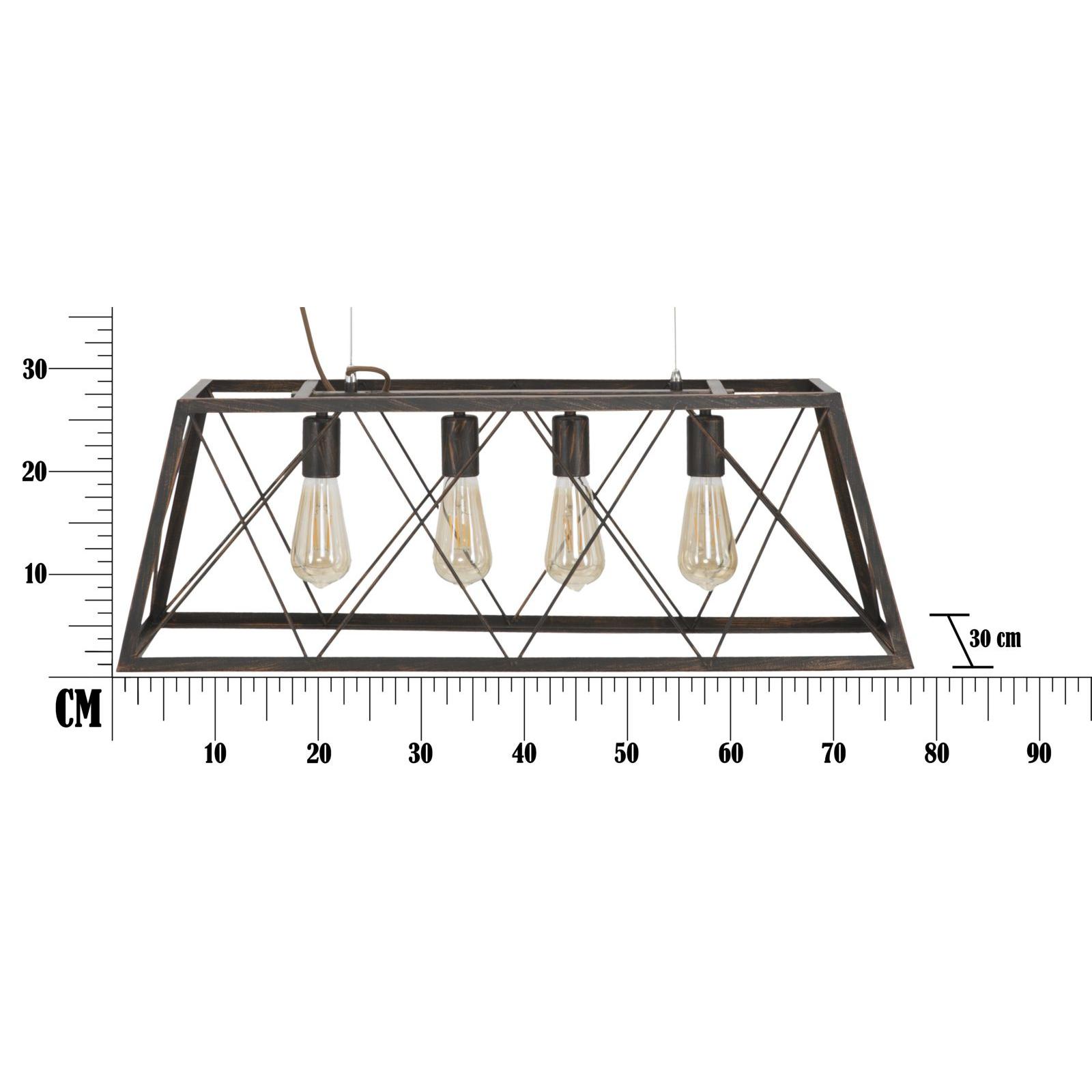 LAMPADARIO INDUSTRY OFFICINE 55 BICOLORE