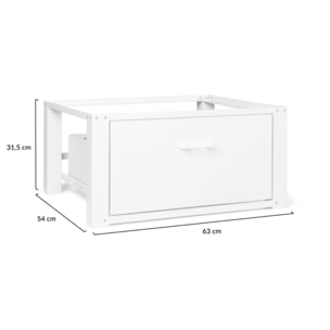 Meuble dessous de machine à laver