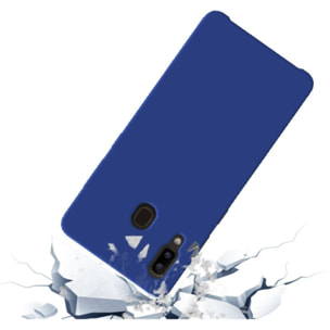 Pack IBROZ Honor 9x Coque Silicone bleu