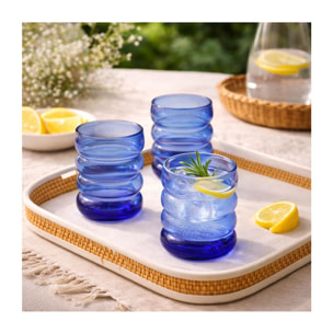 Lot de 6 verres, SANTORIN