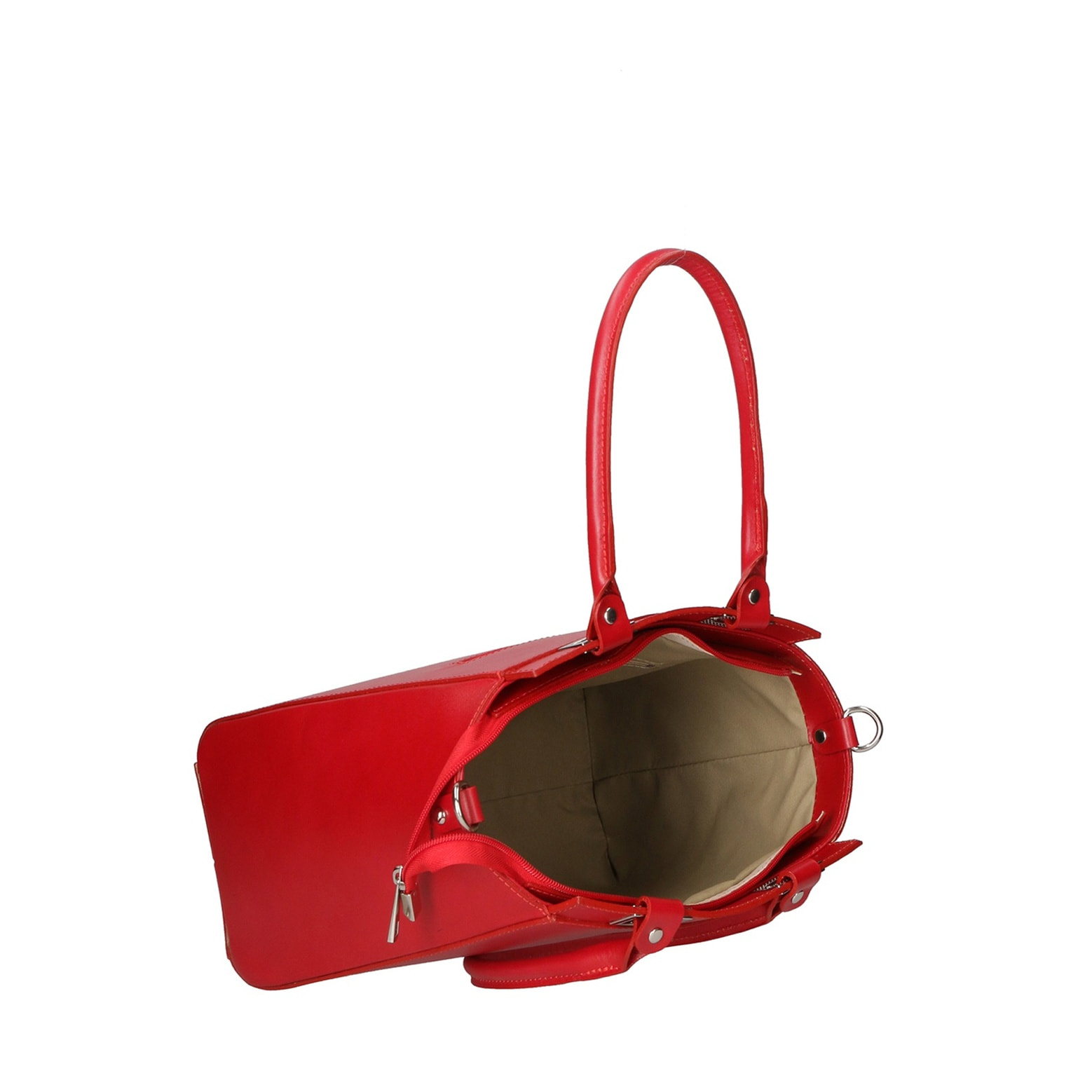 Borsa a mano da donna - Modello Fatima - 100% pelle - 33.0 x 28.0 x 16.0 cm