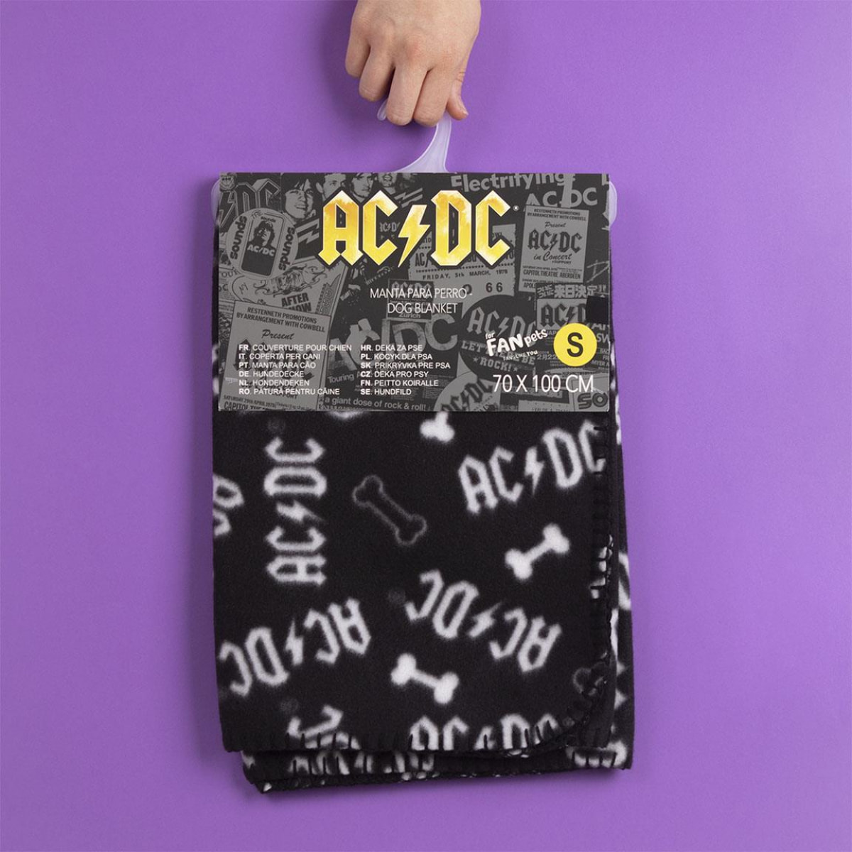 AC/DC Coperta per cane 100 x 150 cm For Fun Pets Cerdà