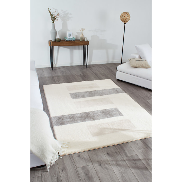 KARENA - Tapis moderne design géométrique en polypropylène