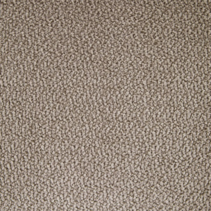 Fauteuil vintage tissu chenille armature chromée JOE