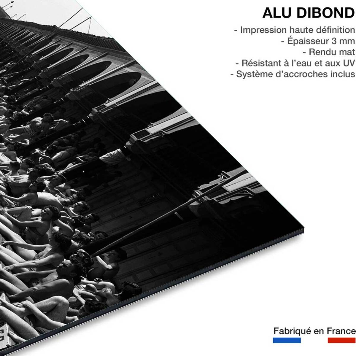 Tableau Paris - Piscine Deligny Tableau alu Dibond