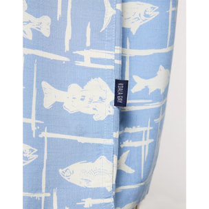 Camisa Manga Corta Azul Celeste - Moofy