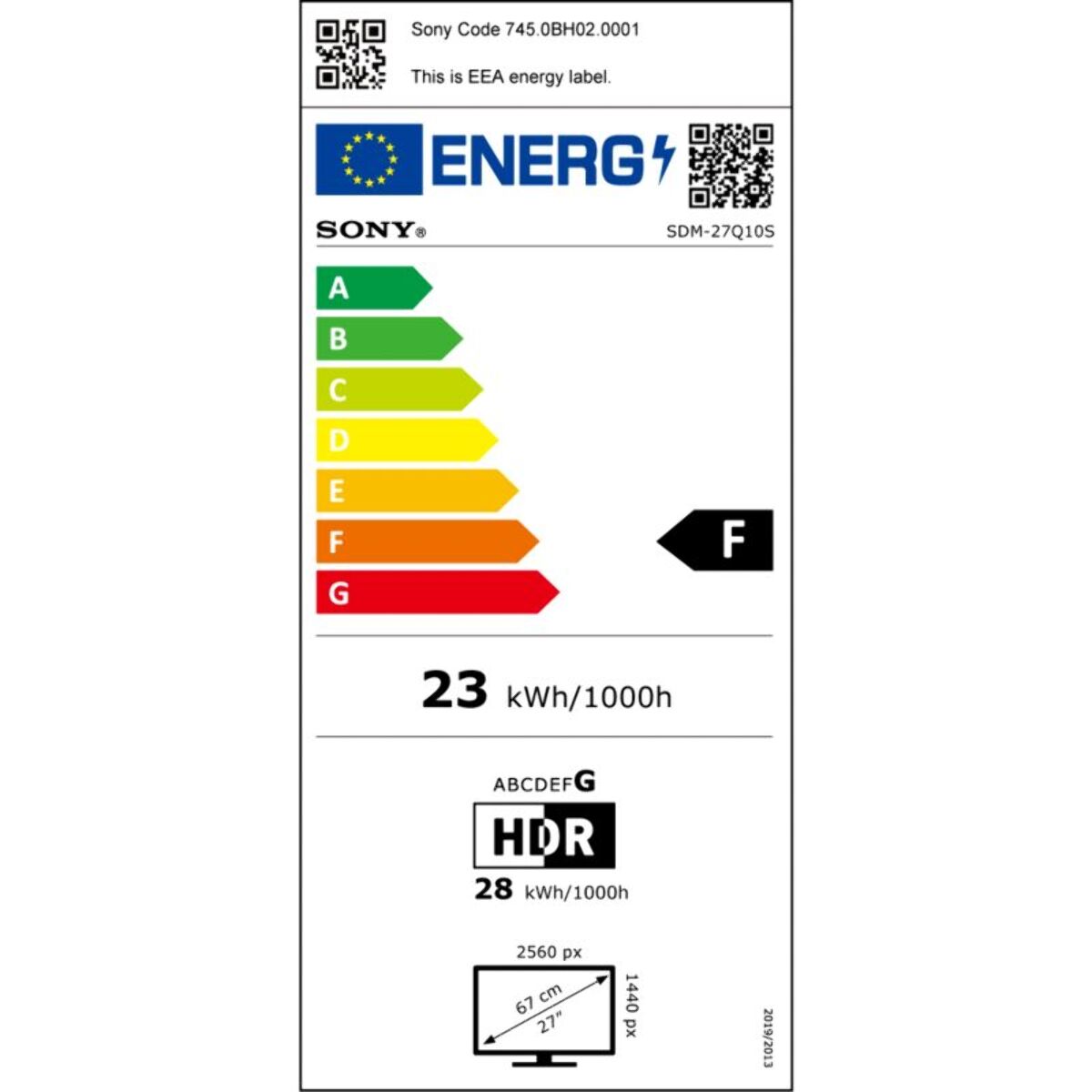 Ecran PC Gamer SONY INZONE M10S 27'' OLED QHD