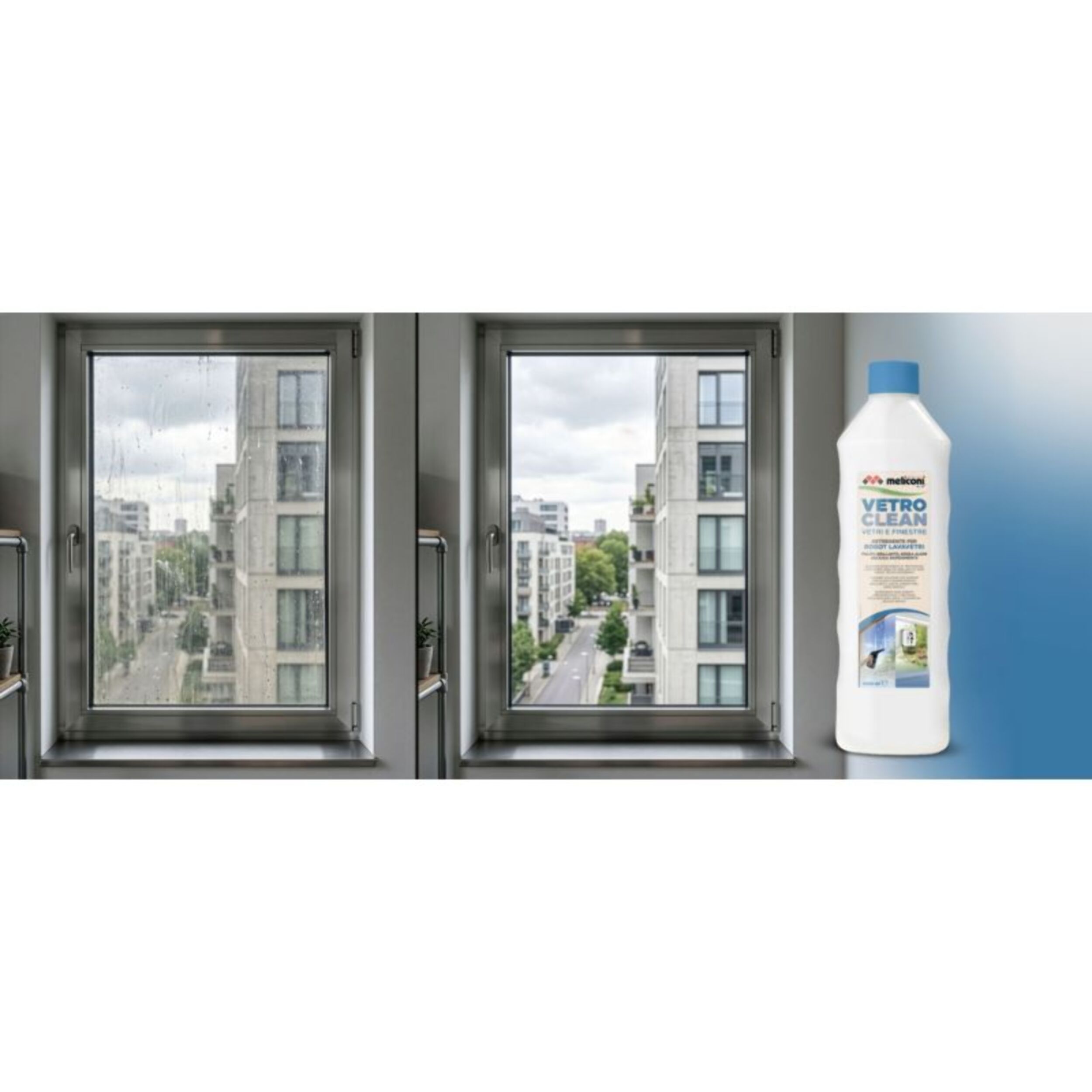 Détergent MELICONI VETRO CLEAN robots et laveur de vitres