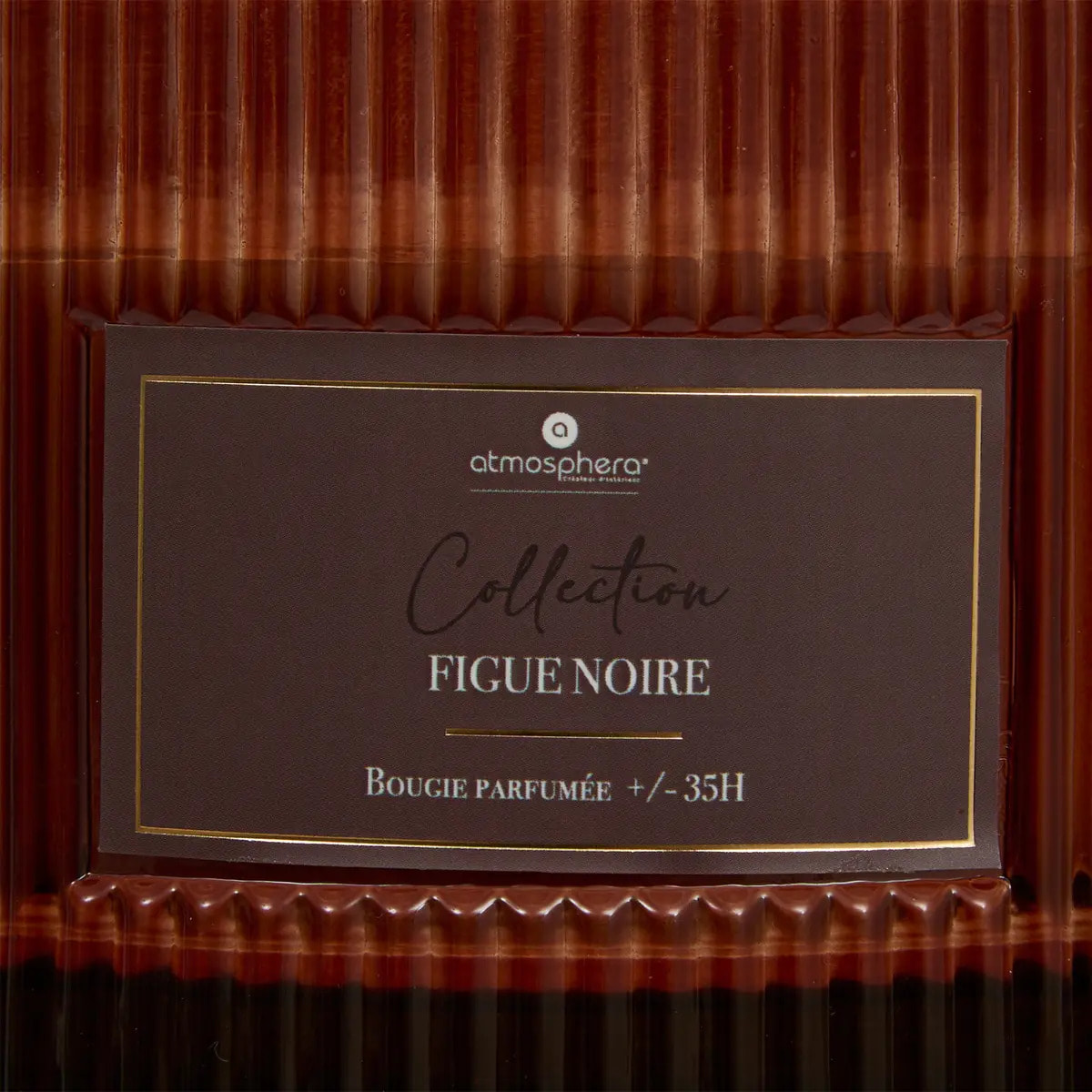 Bougie parfumée Albie 635g pot verre figue