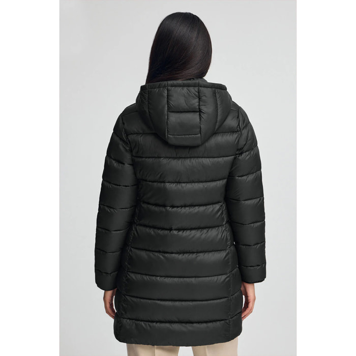 Chaqueta Salima Embroidery negra con logo Rigby Go