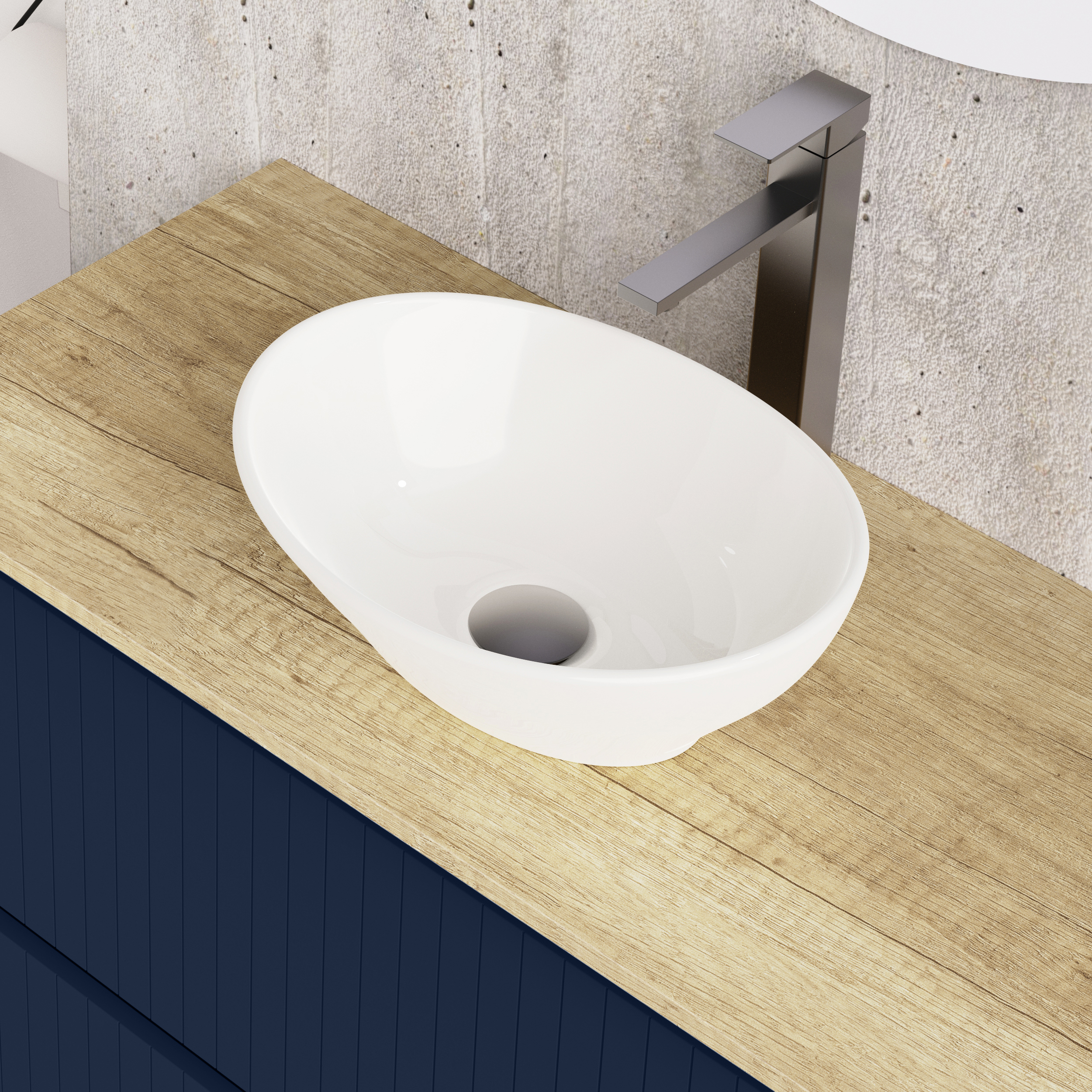 Conjunto de baño Hali Alday, 100 cm, Navi Blue