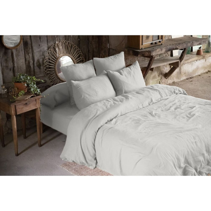 Housse De Couette 100% gaze De Coton Nuage