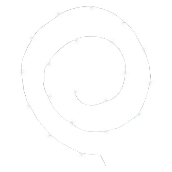 Guirlandes "Anya" 100 micro LED blanc L1000cm