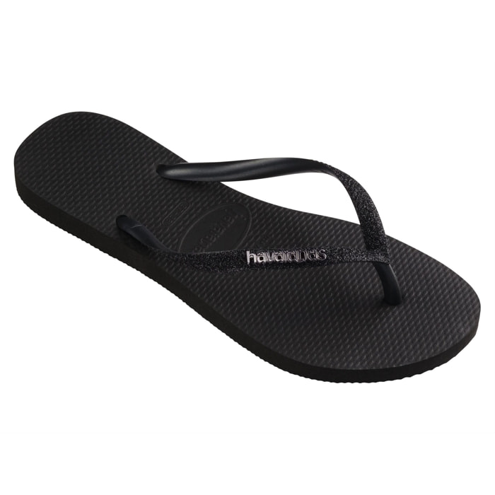 Infradito Havaianas Slim Glitter II Nero