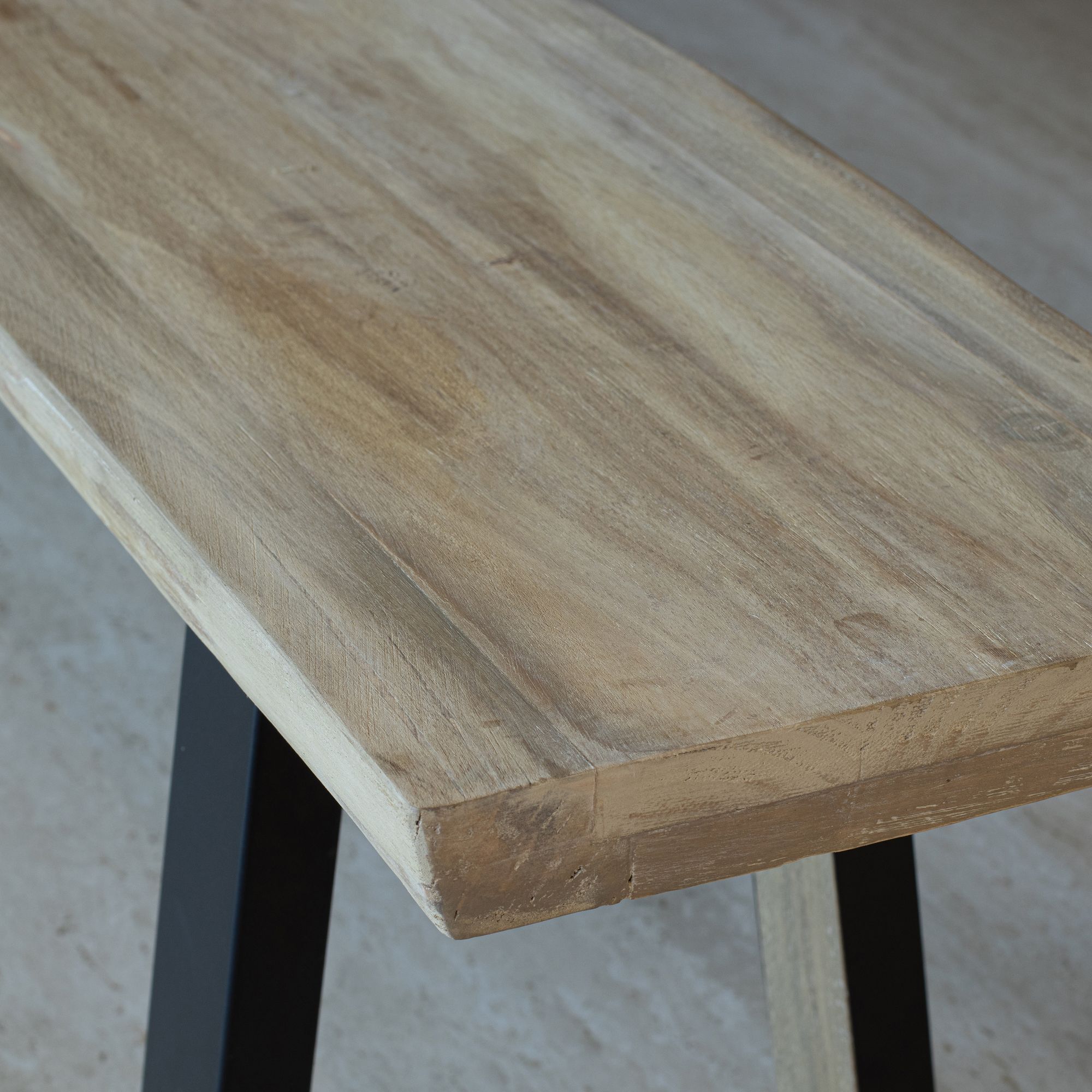 Lot de 2 bancs en bois d'acacia 180cm HERA