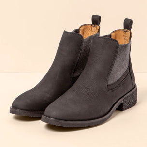 Botines con tacón N5947 PLEASANT BLACK / IRATI color Black