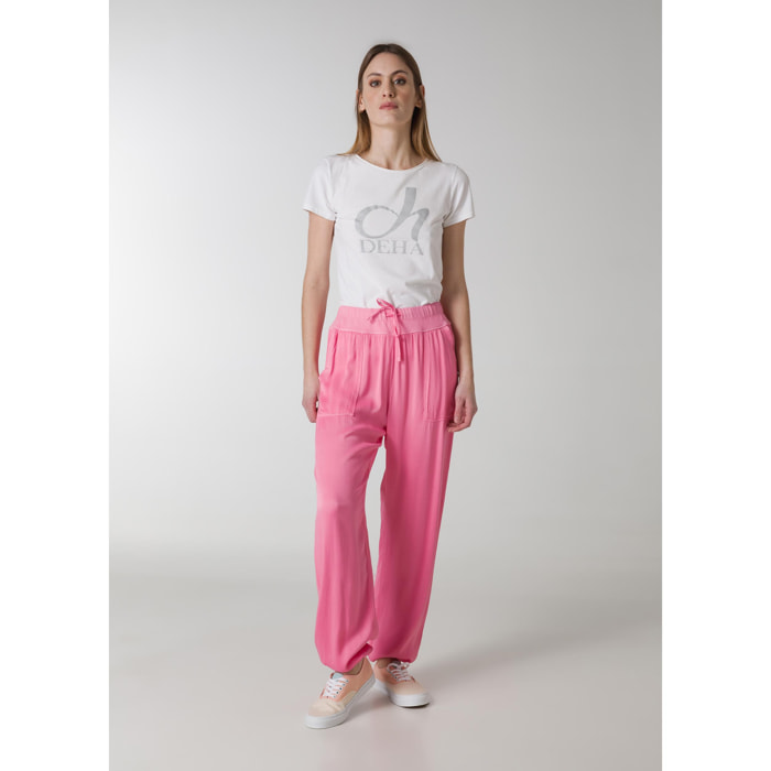 DEHA - Jogger SATIN JOGGER PANTS in Viscosa per donna