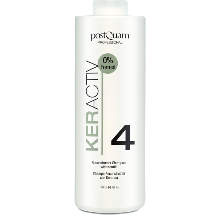 Shampooing reconstructeur avec keratine 1000 ml.