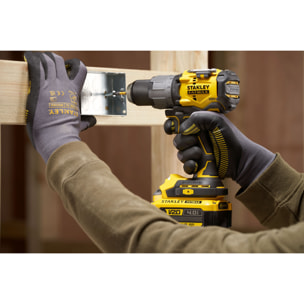 Perceuse visseuse à percussion 80Nm Brushless V20 FatMax 18V avec 2 batteries 4Ah en malette Pro-Stack