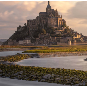 Papier peint le mont saint michel Intissé