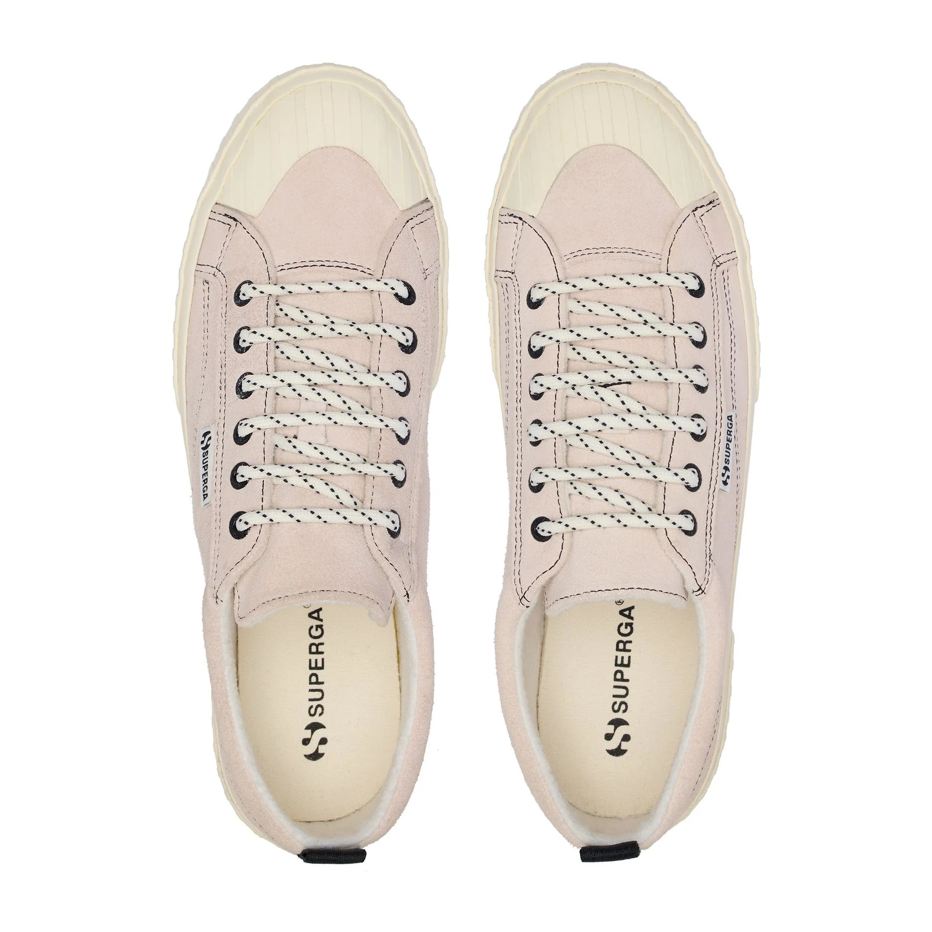 Sneakers Superga Uomo/Donna Bianco 2630 STRIPE SUEDE CONTRAST STITCHING