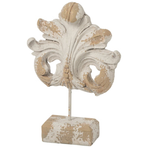 J-Line Fleur-de-lis sur base extérieur - magnésium - écru/beige