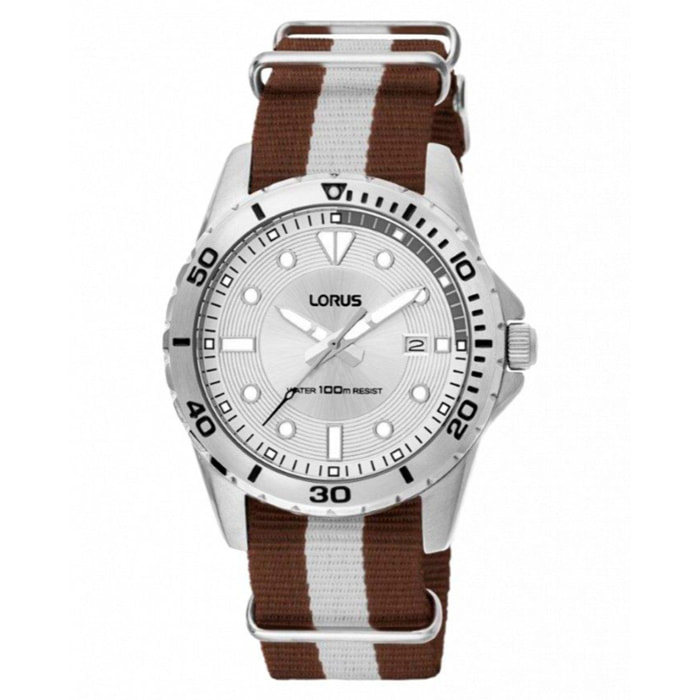 Reloj Lorus RS937AX2 Hombre Analogico Cuarzo con Correa de Nailon