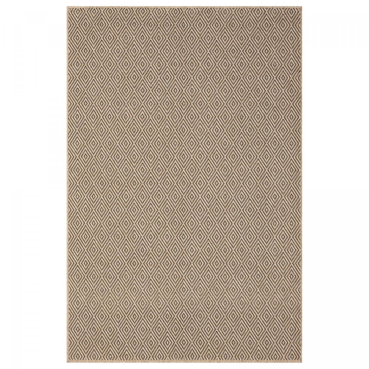 Tapis extérieur intérieur NOLAM 3 aspect jute ton sur ton