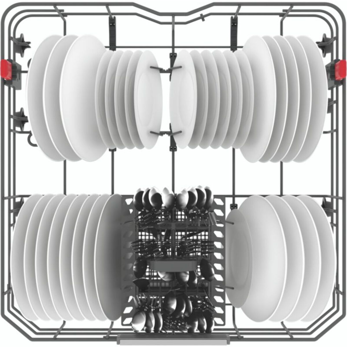 Lave vaisselle 60 cm WHIRLPOOL WH3FC14BN71X 6ème sens