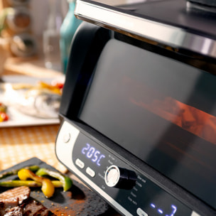 Pack Paniers en Silicone avec Pinceau pour Friteuses à Air et Friteuse à Air avec Gril, Accessoires et Livre de Recettes InnovaG
